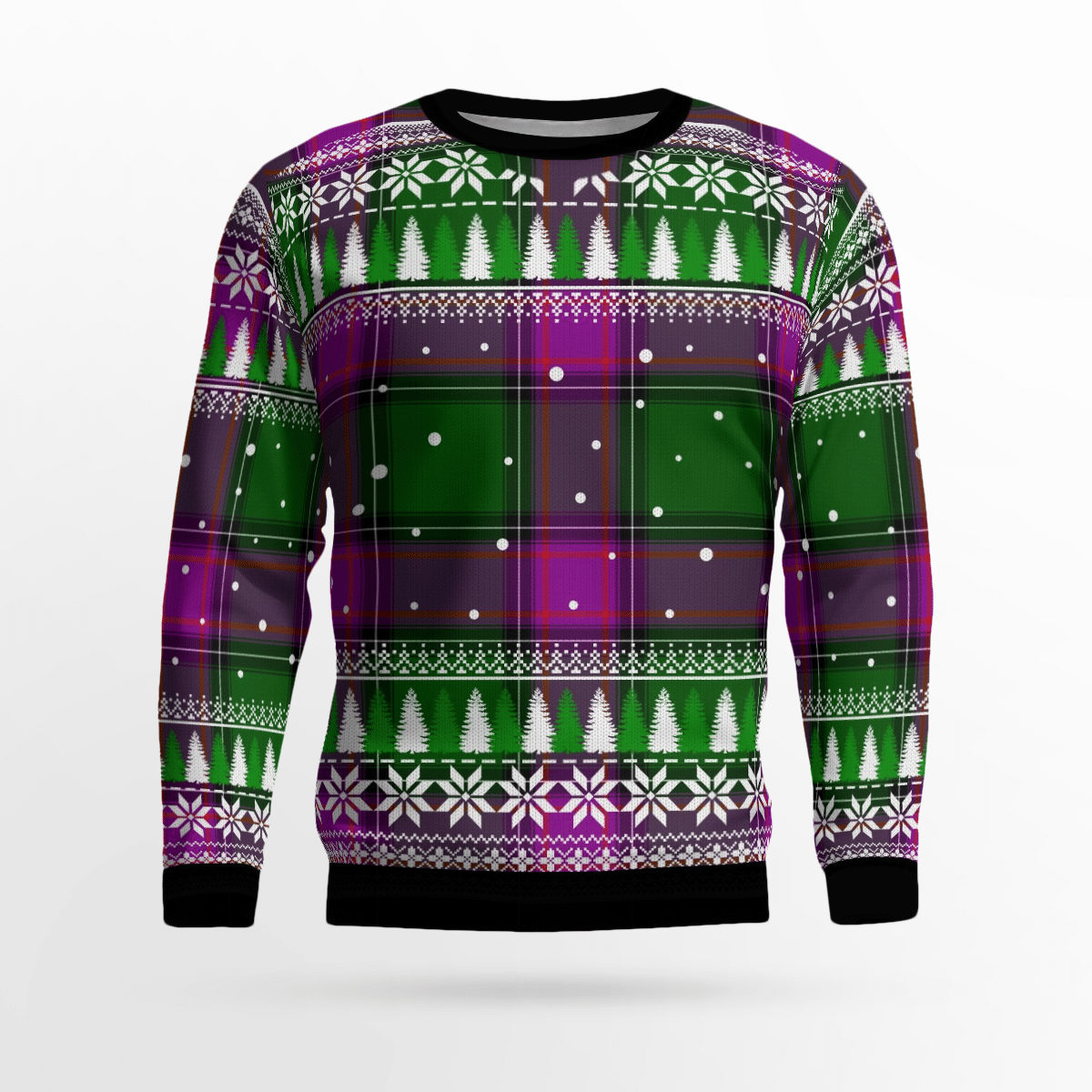 Clan New Hampshire Tartan Christmas Ugly Sweater SF13 New Hampshire Tartan Tartan Ugly Sweater   