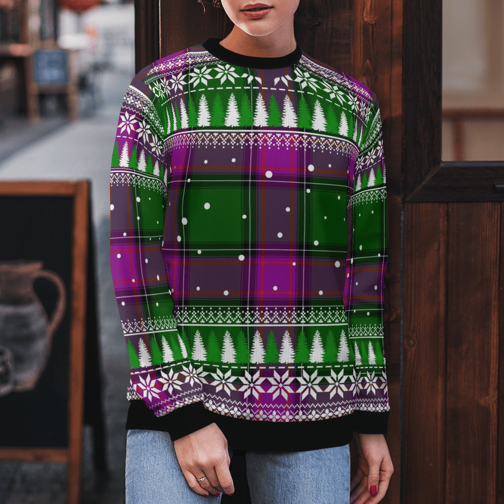 Clan New Hampshire Tartan Christmas Ugly Sweater SF13 New Hampshire Tartan Tartan Ugly Sweater   