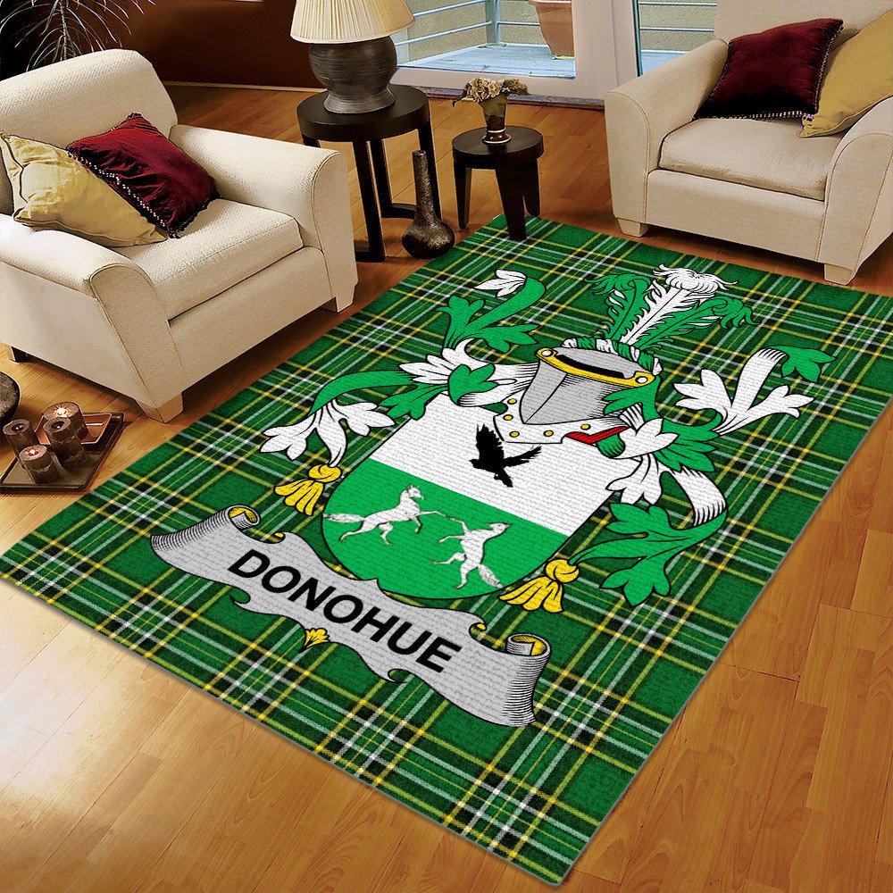 Irish Palestinian Solidarity Rug, Donohue Or O'Donohue Ireland Irish National Tartan Rug, Gifts for Tartan - D20