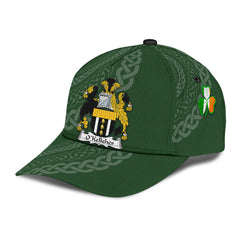 Clan Okelleher Coat Of Arms - Irish Family Crest St Patrick's Day Classic CapLU10 Classic Cap - Okelleher Coat Of Arms St Patrick's Day Classic Cap Irish Cap   