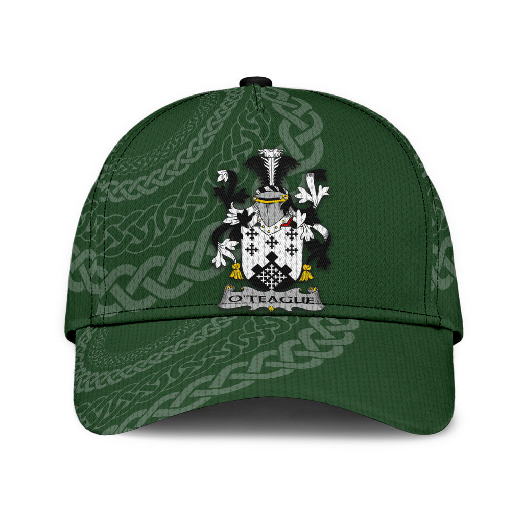Clan Oteague Coat Of Arms - Irish Family Crest St Patrick's Day Classic CapXX37 Classic Cap - Oteague Coat Of Arms St Patrick's Day Classic Cap Irish Cap   