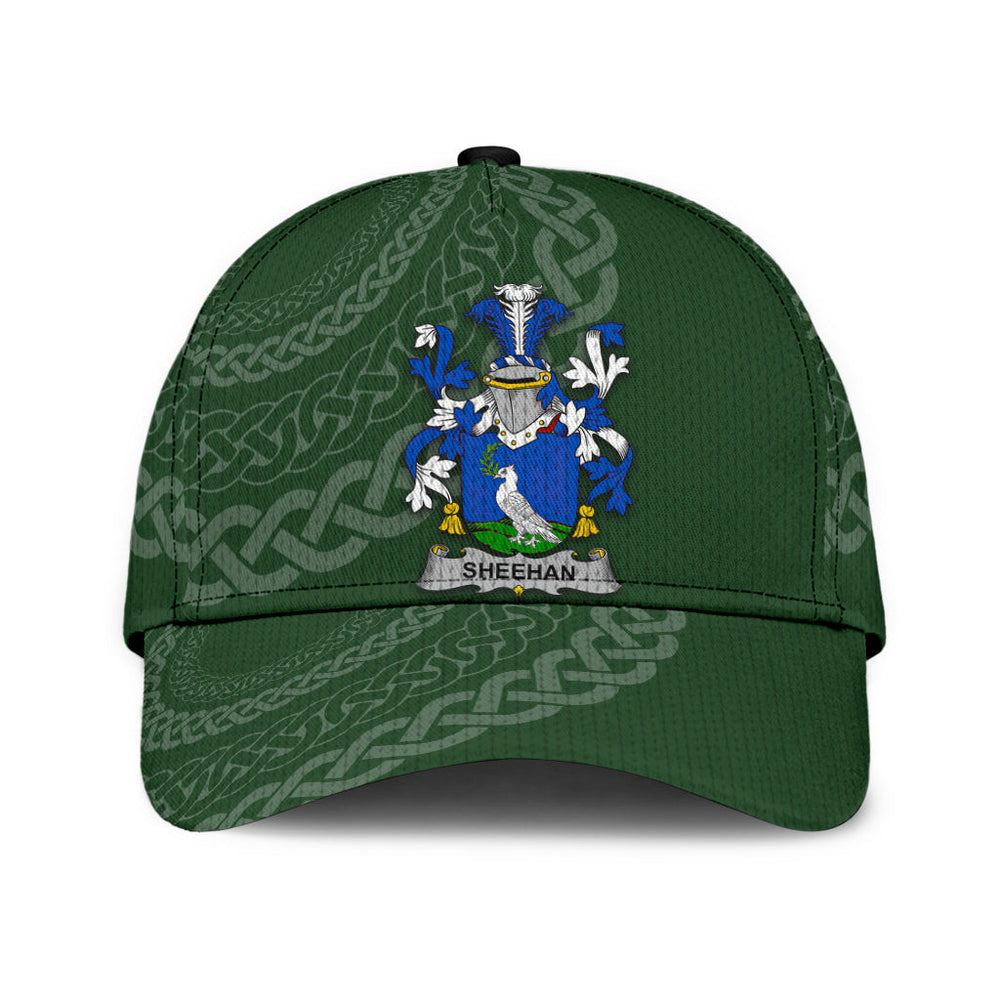 Clan Sheehan Coat Of Arms - Irish Family Crest St Patrick's Day Classic CapFI30 Classic Cap - Sheehan Coat Of Arms St Patrick's Day Classic Cap Irish Cap   