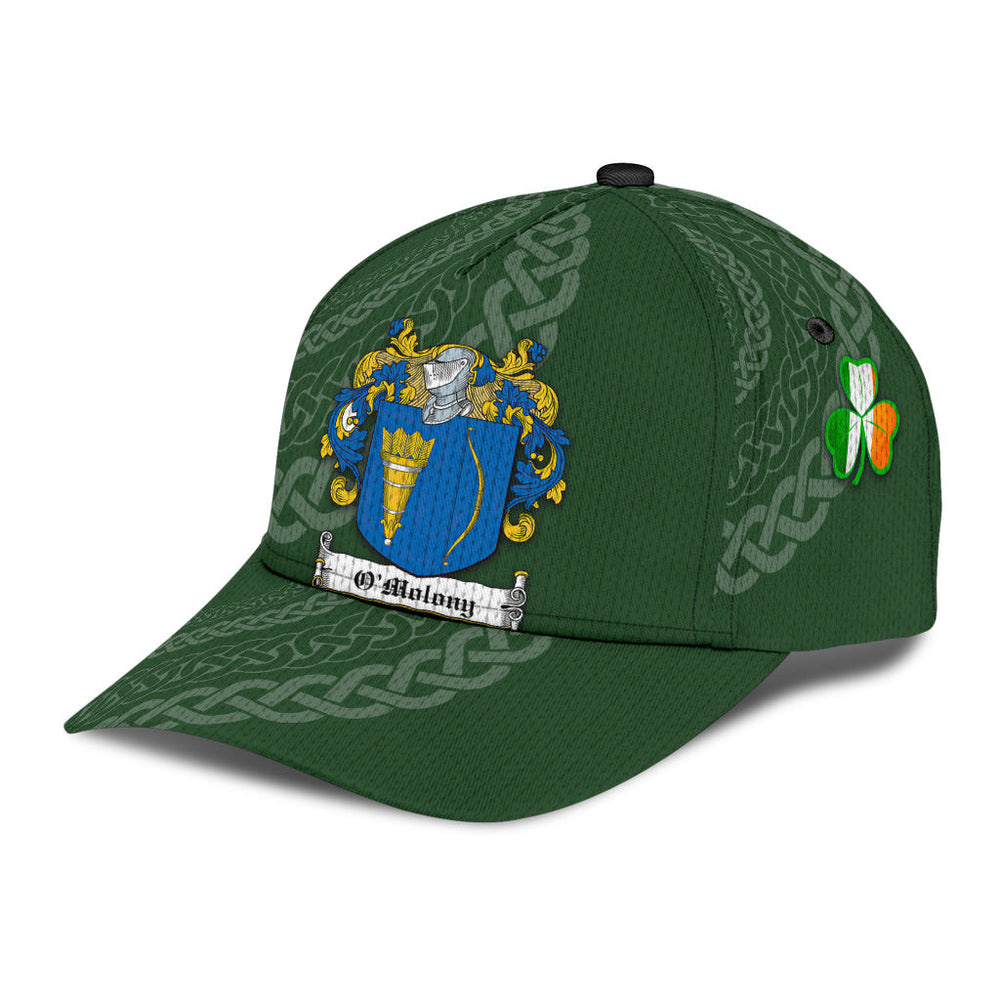 Clan Omolony Coat Of Arms - Irish Family Crest St Patrick's Day Classic CapVK23 Classic Cap - Omolony Coat Of Arms St Patrick's Day Classic Cap Irish Cap   