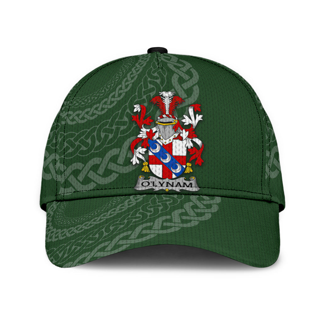 Clan Olynam Coat Of Arms - Irish Family Crest St Patrick's Day Classic CapGC15 Classic Cap - Olynam Coat Of Arms St Patrick's Day Classic Cap Irish Cap   