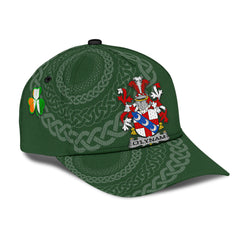 Clan Olynam Coat Of Arms - Irish Family Crest St Patrick's Day Classic CapGC15 Classic Cap - Olynam Coat Of Arms St Patrick's Day Classic Cap Irish Cap   