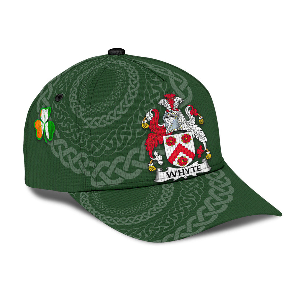 Clan Whyte Coat Of Arms - Irish Family Crest St Patrick's Day Classic CapYS61 Classic Cap - Whyte Coat Of Arms St Patrick's Day Classic Cap Irish Cap   