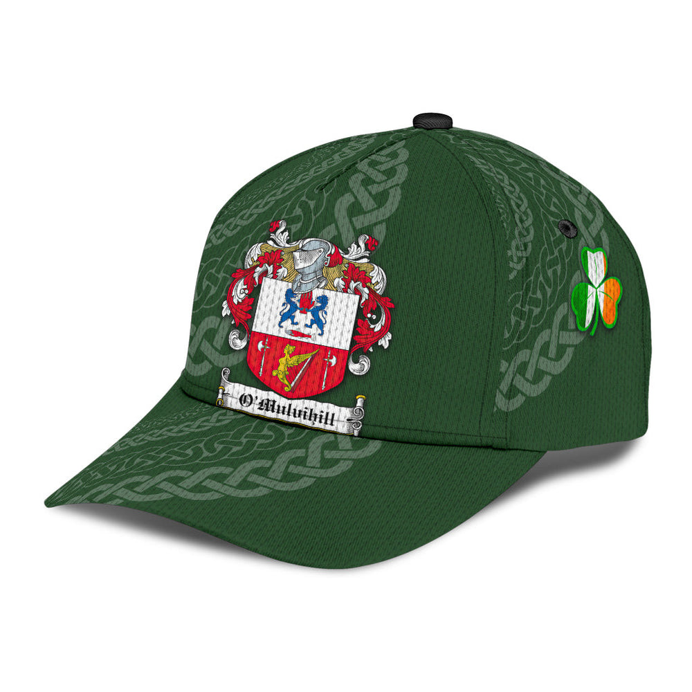 Clan Omulvihill Coat Of Arms - Irish Family Crest St Patrick's Day Classic CapJJ51 Classic Cap - Omulvihill Coat Of Arms St Patrick's Day Classic Cap Irish Cap   