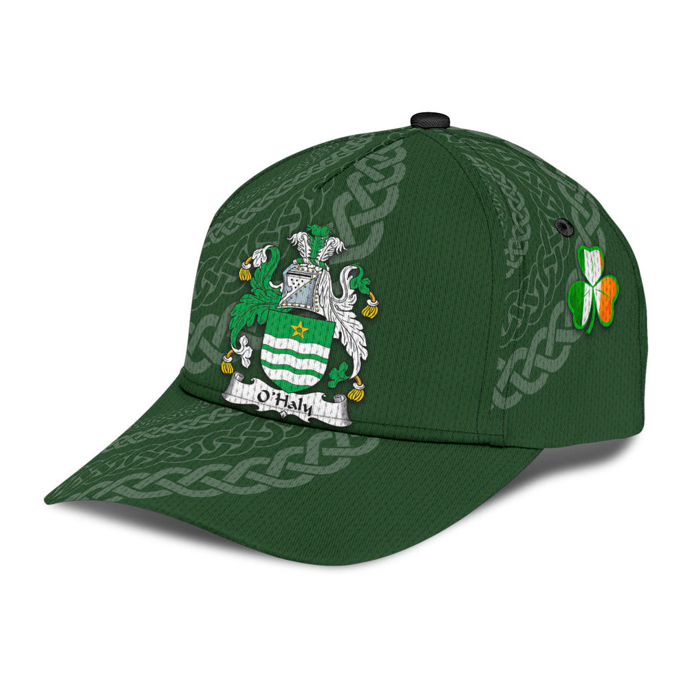 Clan Ohaly Coat Of Arms II Irisharms - Irish Family Crest St Patrick's Day Classic CapYO63 Classic Cap - Ohaly Coat Of Arms II Irisharms St Patrick's Day Classic Cap Irish Cap   