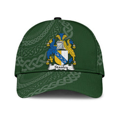 Clan Stanley Coat Of Arms - Irish Family Crest St Patrick's Day Classic CapNI96 Classic Cap - Stanley Coat Of Arms St Patrick's Day Classic Cap Irish Cap   