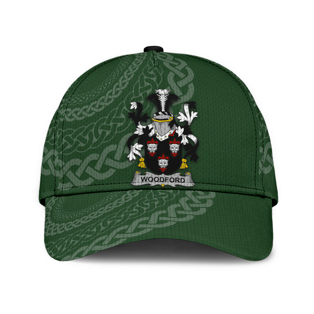 Clan Woodford Coat Of Arms - Irish Family Crest St Patrick's Day Classic CapPO76 Classic Cap - Woodford Coat Of Arms St Patrick's Day Classic Cap Irish Cap   
