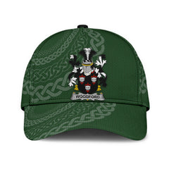 Clan Woodford Coat Of Arms - Irish Family Crest St Patrick's Day Classic CapPO76 Classic Cap - Woodford Coat Of Arms St Patrick's Day Classic Cap Irish Cap   