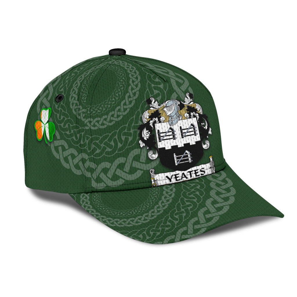 Clan Yeates Coat Of Arms - Irish Family Crest St Patrick's Day Classic CapDU50 Classic Cap - Yeates Coat Of Arms St Patrick's Day Classic Cap Irish Cap   