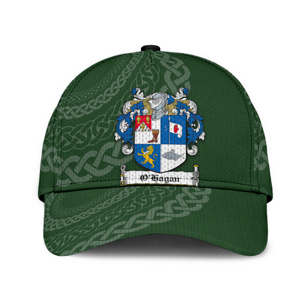 Clan Ohagan Coat Of Arms - Irish Family Crest St Patrick's Day Classic CapTH88 Classic Cap - Ohagan Coat Of Arms St Patrick's Day Classic Cap Irish Cap   
