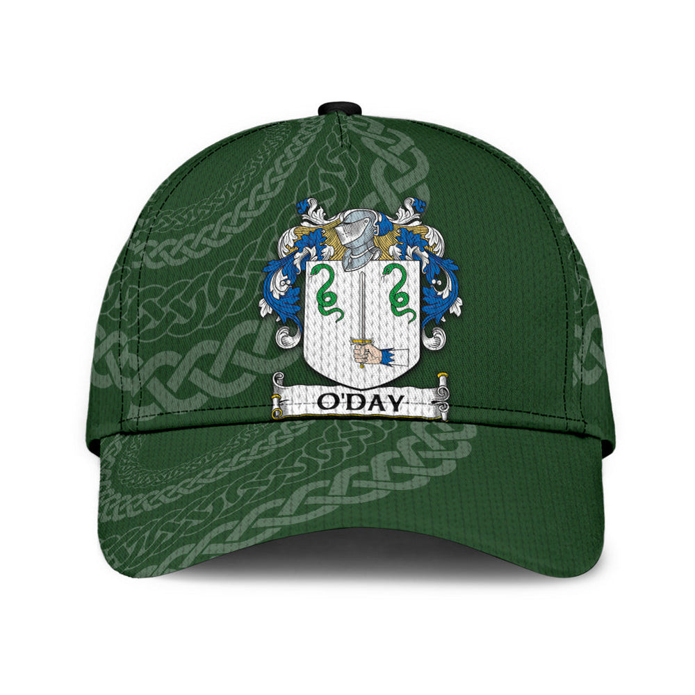 Clan Oday Coat Of Arms - Irish Family Crest St Patrick's Day Classic CapZG37 Classic Cap - Oday Coat Of Arms St Patrick's Day Classic Cap Irish Cap   