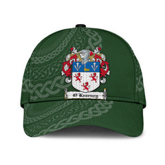 Clan Okearney Coat Of Arms - Irish Family Crest St Patrick's Day Classic CapCT82 Classic Cap - Okearney Coat Of Arms St Patrick's Day Classic Cap Irish Cap   