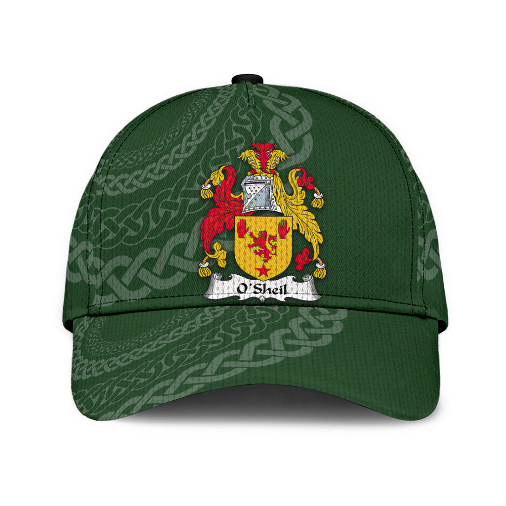 Clan Osheil Coat Of Arms - Irish Family Crest St Patrick's Day Classic CapCF33 Classic Cap - Osheil Coat Of Arms St Patrick's Day Classic Cap Irish Cap   