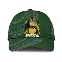 Clan Preston Coat Of Arms - Irish Family Crest St Patrick's Day Classic CapLN26 Classic Cap - Preston Coat Of Arms St Patrick's Day Classic Cap Irish Cap   