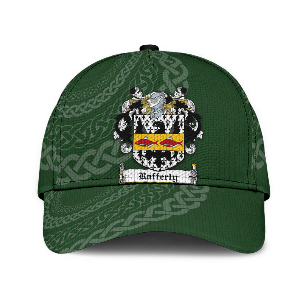 Clan Rafferty Coat Of Arms - Irish Family Crest St Patrick's Day Classic CapBO51 Classic Cap - Rafferty Coat Of Arms St Patrick's Day Classic Cap Irish Cap   