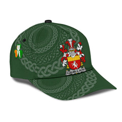 Clan Quillan Coat Of Arms - Irish Family Crest St Patrick's Day Classic CapPN22 Classic Cap - Quillan Coat Of Arms St Patrick's Day Classic Cap Irish Cap   