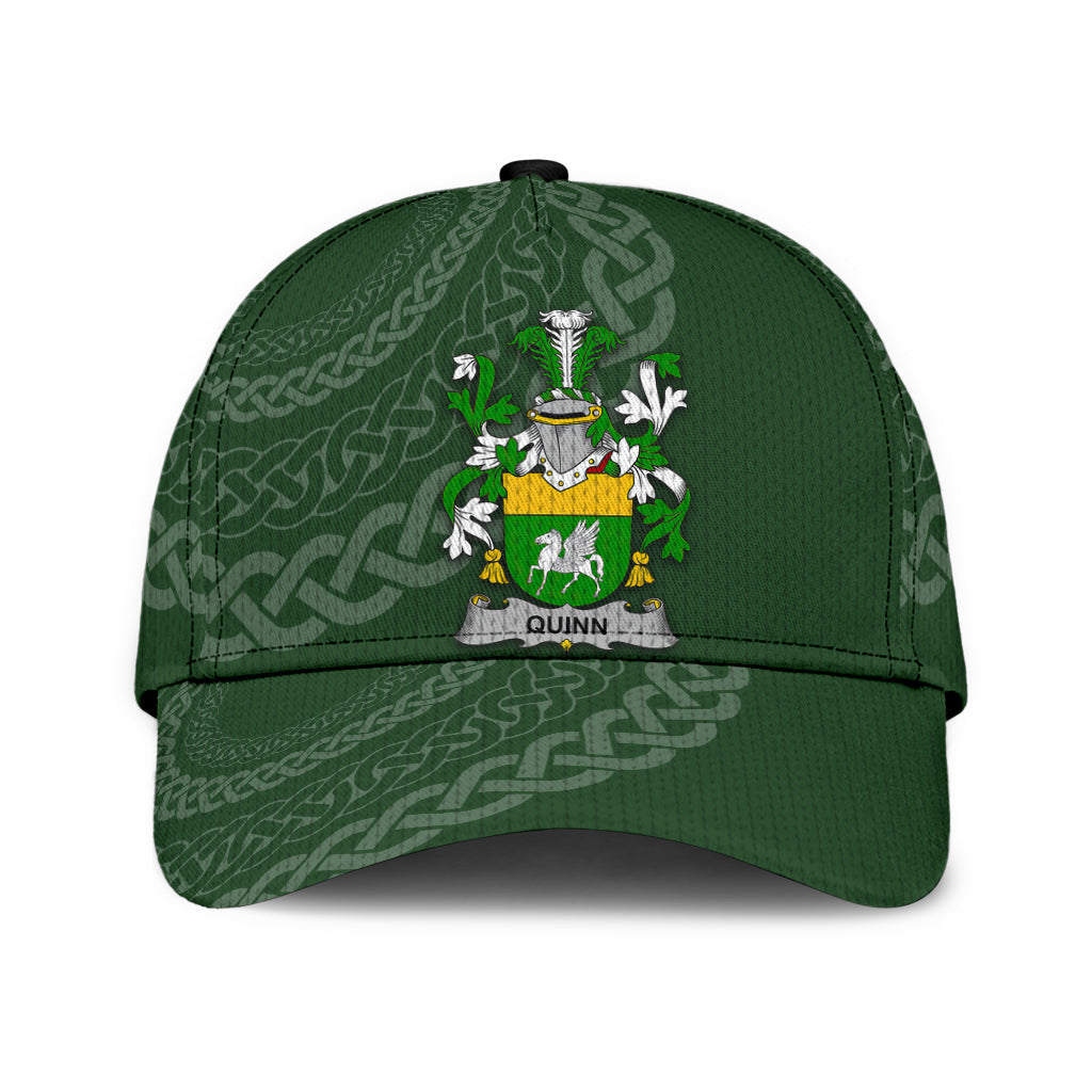 Clan Quinn Coat Of Arms - Irish Family Crest St Patrick's Day Classic CapEL66 Classic Cap - Quinn Coat Of Arms St Patrick's Day Classic Cap Irish Cap   