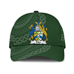 Clan Pike Coat Of Arms - Irish Family Crest St Patrick's Day Classic CapNZ78 Classic Cap - Pike Coat Of Arms St Patrick's Day Classic Cap Irish Cap   