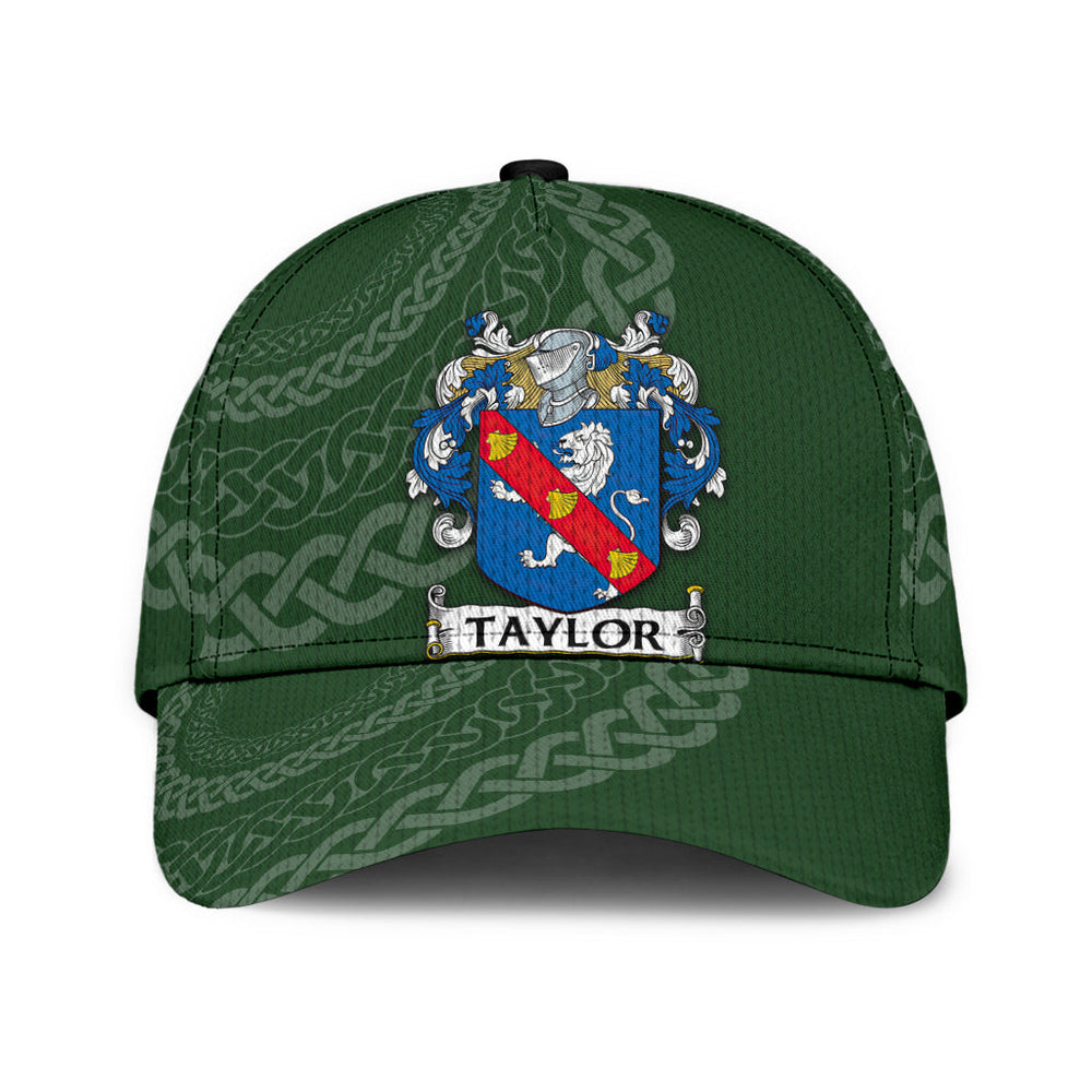 Clan Taylor Coat Of Arms - Irish Family Crest St Patrick's Day Classic CapWO16 Classic Cap - Taylor Coat Of Arms St Patrick's Day Classic Cap Irish Cap   