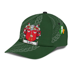 Clan Oquin Coat Of Arms - Irish Family Crest St Patrick's Day Classic CapQR45 Classic Cap - Oquin Coat Of Arms St Patrick's Day Classic Cap Irish Cap   