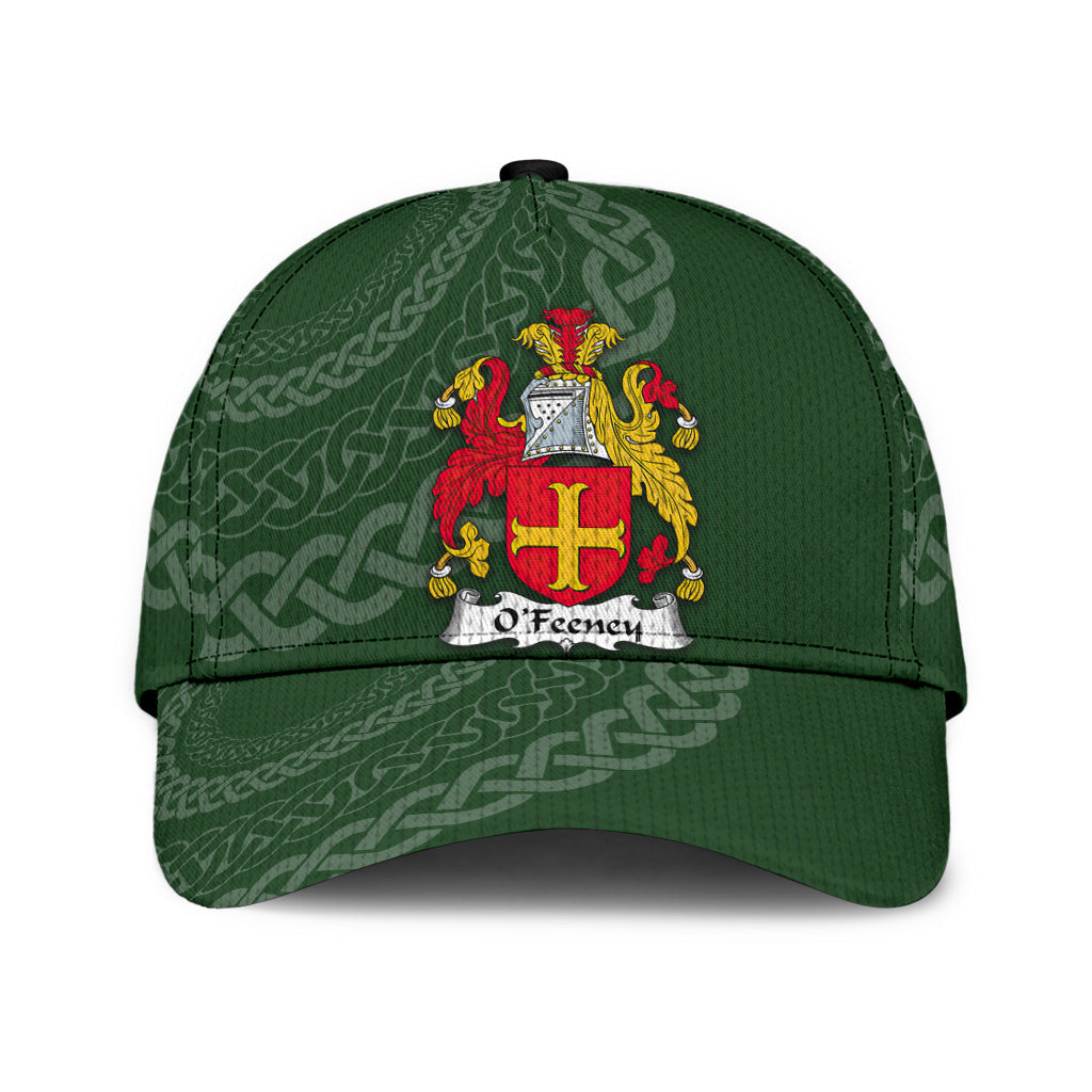 Clan Ofeeney Coat Of Arms - Irish Family Crest St Patrick's Day Classic CapTO97 Classic Cap - Ofeeney Coat Of Arms St Patrick's Day Classic Cap Irish Cap   