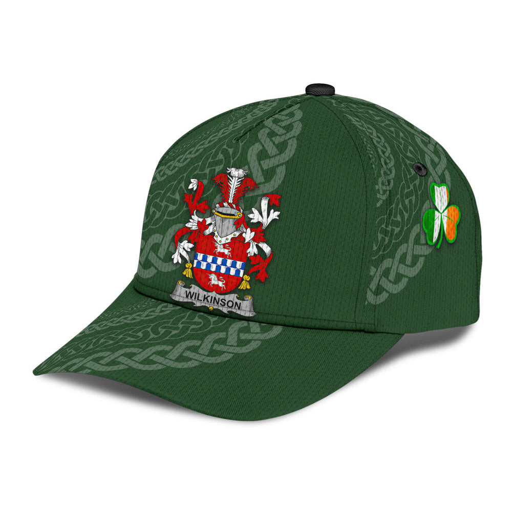 Clan Wilkinson Coat Of Arms - Irish Family Crest St Patrick's Day Classic CapLJ59 Classic Cap - Wilkinson Coat Of Arms St Patrick's Day Classic Cap Irish Cap   