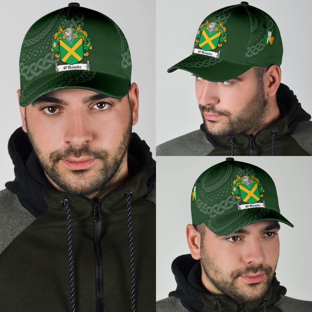 Clan Odowde Coat Of Arms - Irish Family Crest St Patrick's Day Classic CapUJ33 Classic Cap - Odowde Coat Of Arms St Patrick's Day Classic Cap Irish Cap   