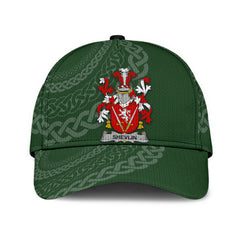 Clan Shevlin Coat Of Arms - Irish Family Crest St Patrick's Day Classic CapOB78 Classic Cap - Shevlin Coat Of Arms St Patrick's Day Classic Cap Irish Cap   