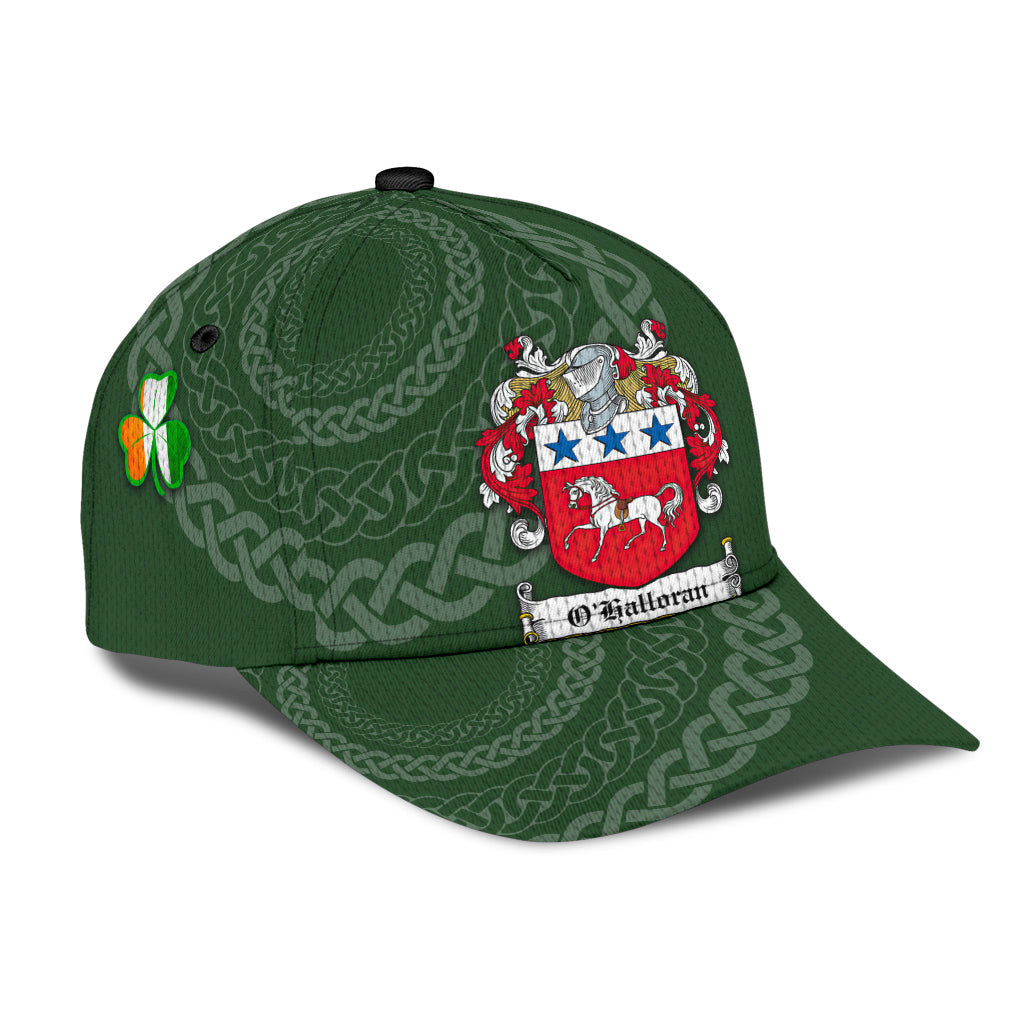 Clan Ohalloran Coat Of Arms - Irish Family Crest St Patrick's Day Classic CapXH53 Classic Cap - Ohalloran Coat Of Arms St Patrick's Day Classic Cap Irish Cap   