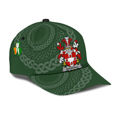 Clan Shortall Coat Of Arms - Irish Family Crest St Patrick's Day Classic CapPI51 Classic Cap - Shortall Coat Of Arms St Patrick's Day Classic Cap Irish Cap   