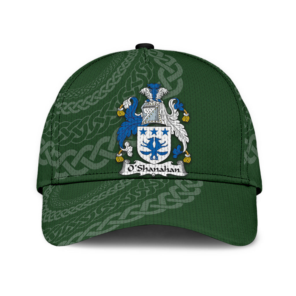 Clan Oshanahan Coat Of Arms - Irish Family Crest St Patrick's Day Classic CapQM17 Classic Cap - Oshanahan Coat Of Arms St Patrick's Day Classic Cap Irish Cap   