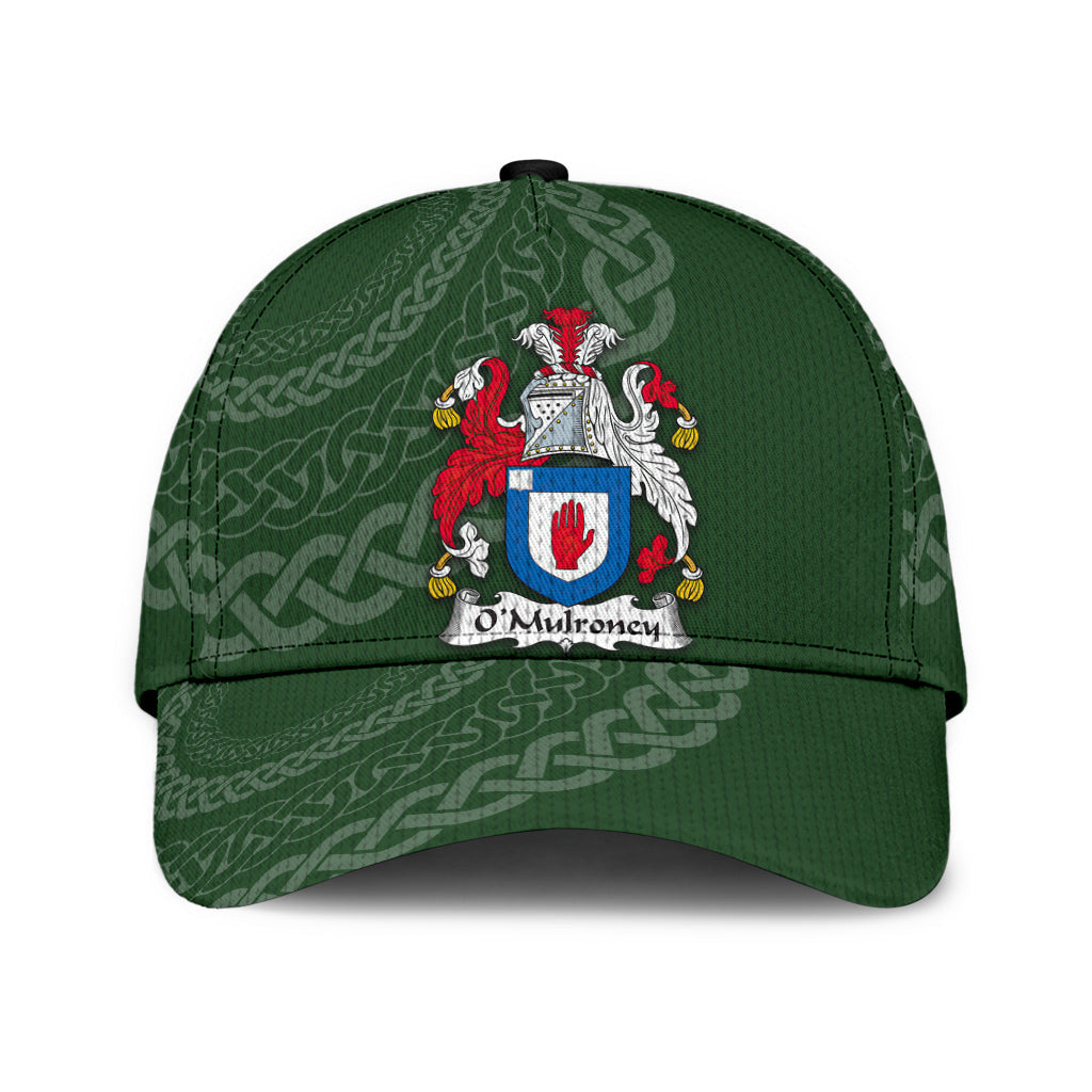 Clan Omulroney Coat Of Arms - Irish Family Crest St Patrick's Day Classic CapDM92 Classic Cap - Omulroney Coat Of Arms St Patrick's Day Classic Cap Irish Cap   
