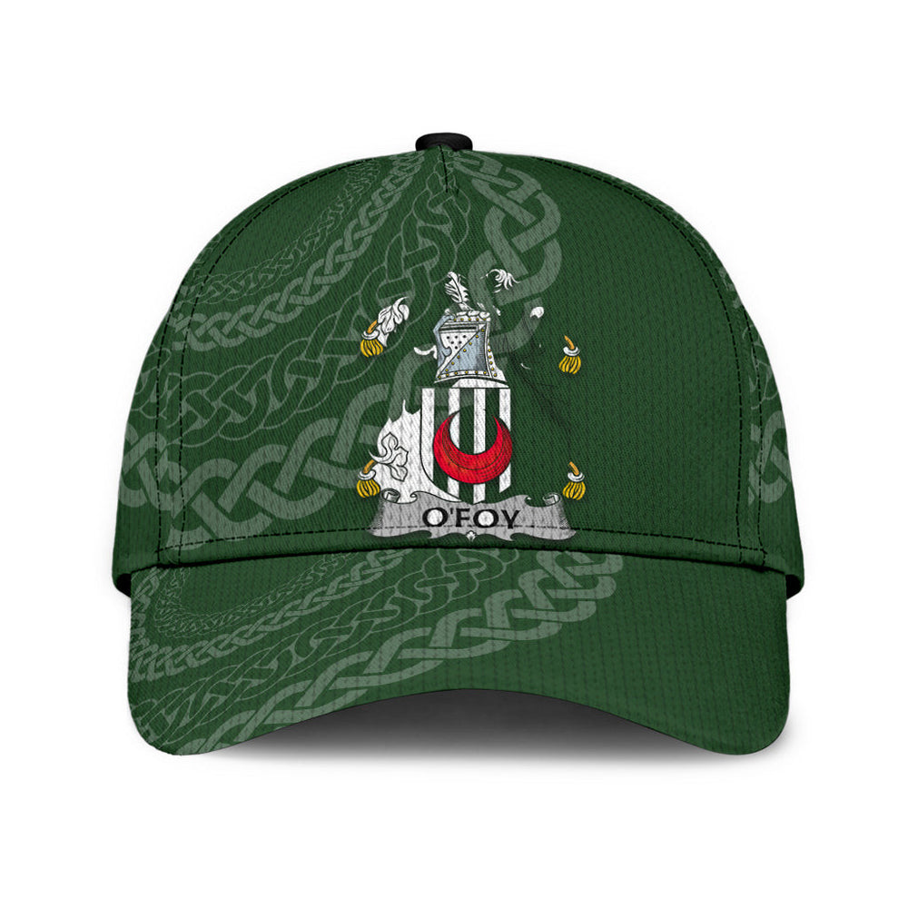 Clan Ofoy Coat Of Arms - Irish Family Crest St Patrick's Day Classic CapSC96 Classic Cap - Ofoy Coat Of Arms St Patrick's Day Classic Cap Irish Cap   