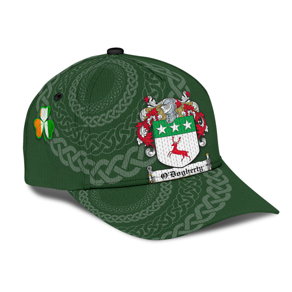 Clan Odogherty Coat Of Arms - Irish Family Crest St Patrick's Day Classic CapXI54 Classic Cap - Odogherty Coat Of Arms St Patrick's Day Classic Cap Irish Cap   