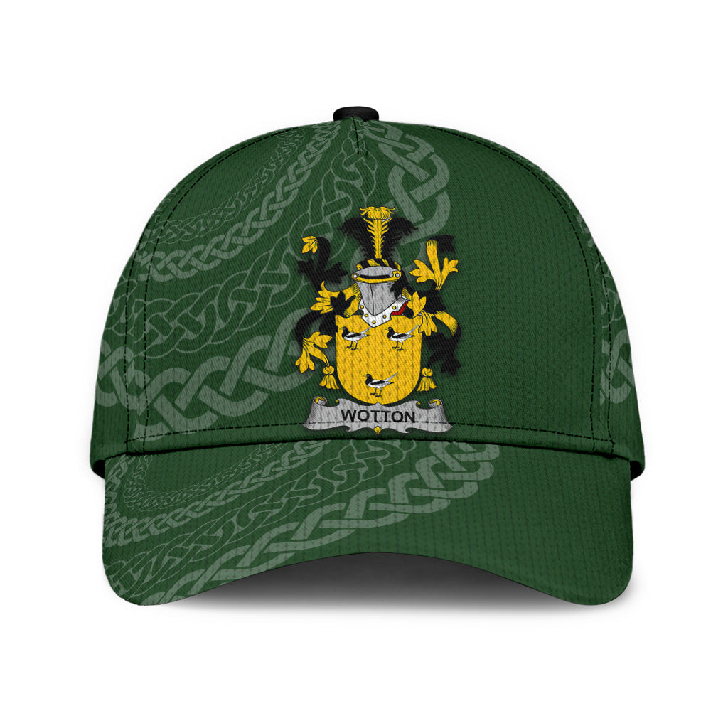 Clan Wotton Coat Of Arms - Irish Family Crest St Patrick's Day Classic CapRR53 Classic Cap - Wotton Coat Of Arms St Patrick's Day Classic Cap Irish Cap   