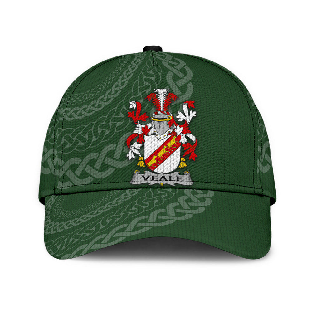 Clan Veale Coat Of Arms - Irish Family Crest St Patrick's Day Classic CapMW31 Classic Cap - Veale Coat Of Arms St Patrick's Day Classic Cap Irish Cap   
