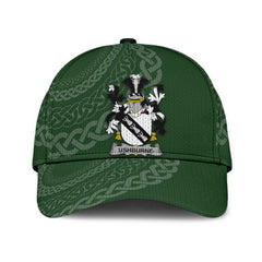 Clan Ushburne Coat Of Arms - Irish Family Crest St Patrick's Day Classic CapLN40 Classic Cap - Ushburne Coat Of Arms St Patrick's Day Classic Cap Irish Cap   