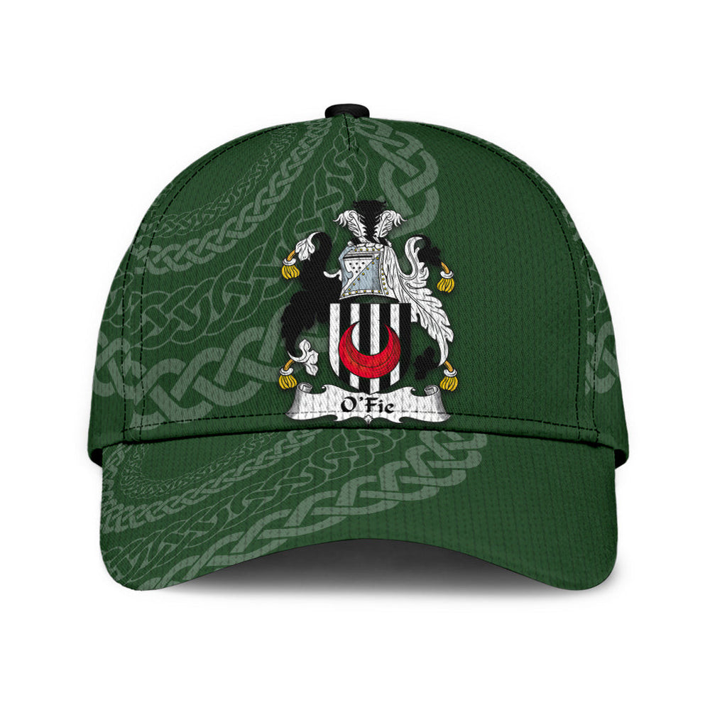 Clan Ofie Coat Of Arms - Irish Family Crest St Patrick's Day Classic CapRT66 Classic Cap - Ofie Coat Of Arms St Patrick's Day Classic Cap Irish Cap   