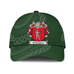 Clan Ologhlen Coat Of Arms - Irish Family Crest St Patrick's Day Classic CapIS53 Classic Cap - Ologhlen Coat Of Arms St Patrick's Day Classic Cap Irish Cap   