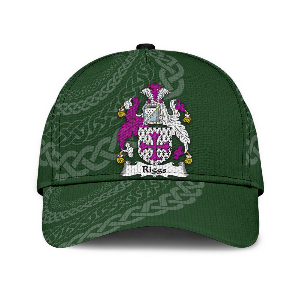 Clan Riggs Coat Of Arms - Irish Family Crest St Patrick's Day Classic CapWY54 Classic Cap - Riggs Coat Of Arms St Patrick's Day Classic Cap Irish Cap   