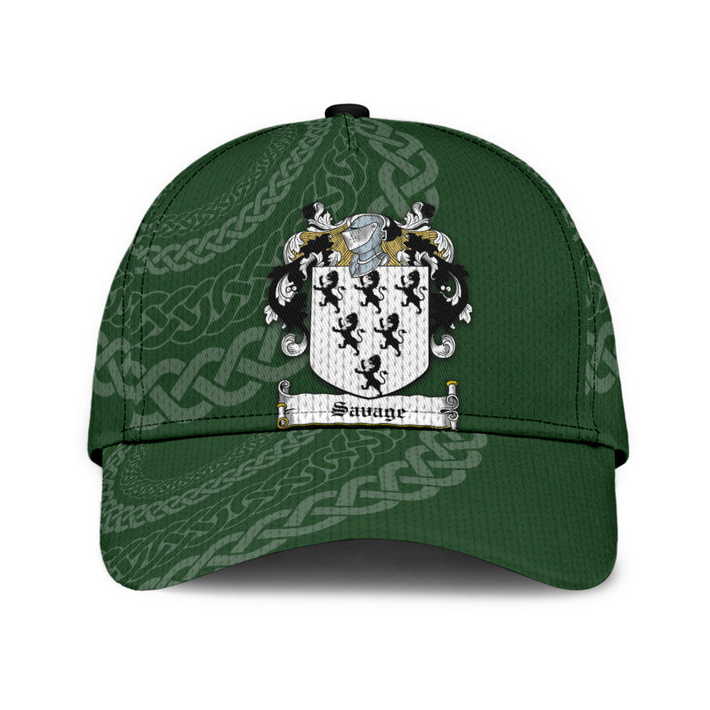 Clan Savagearms - Irish Family Crest St Patrick's Day Classic CapLR15 Classic Cap - Savagearms St Patrick's Day Classic Cap Irish Cap   