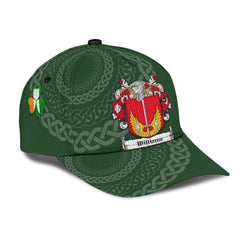 Clan Williams Coat Of Arms - Irish Family Crest St Patrick's Day Classic CapXB85 Classic Cap - Williams Coat Of Arms St Patrick's Day Classic Cap Irish Cap   
