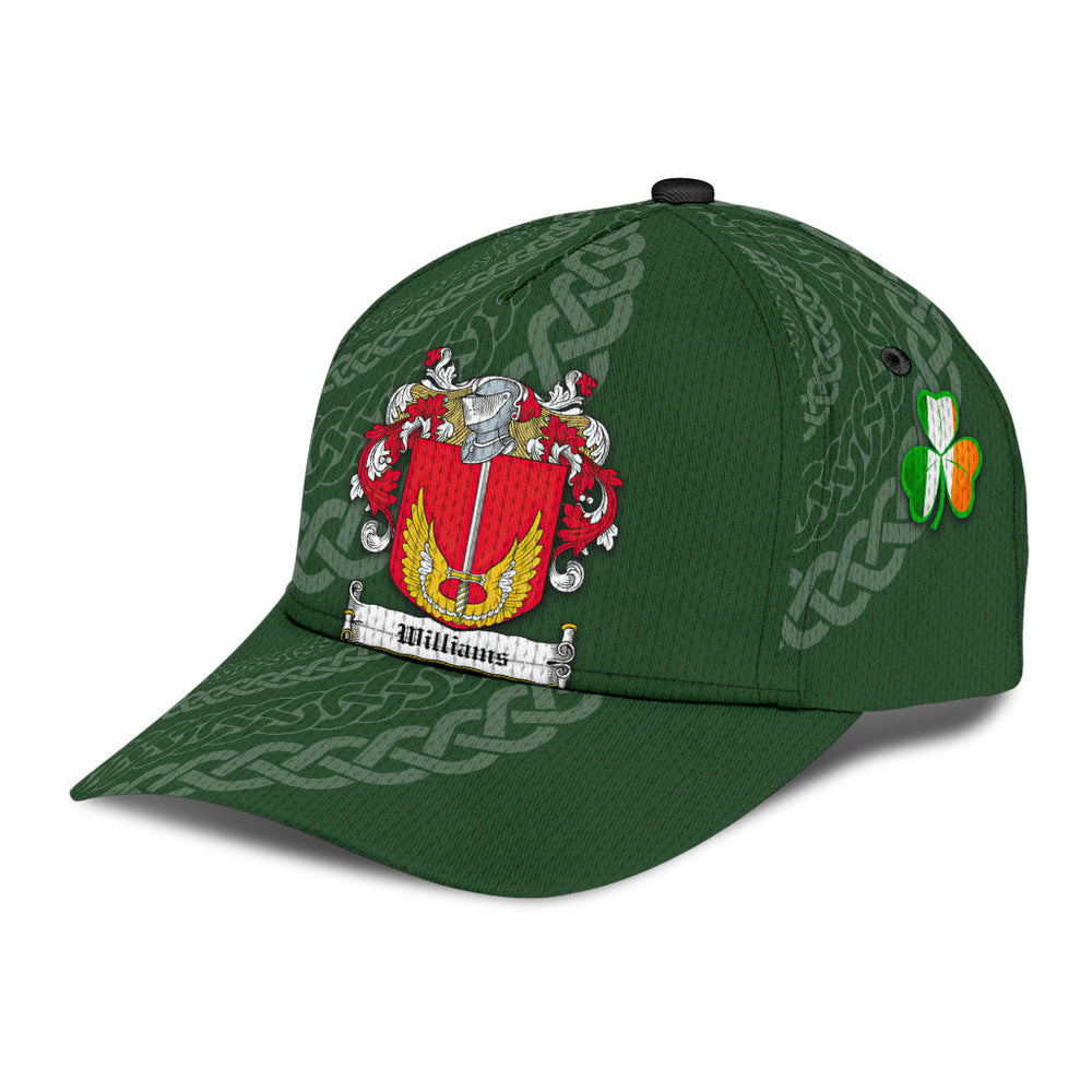 Clan Williams Coat Of Arms - Irish Family Crest St Patrick's Day Classic CapXB85 Classic Cap - Williams Coat Of Arms St Patrick's Day Classic Cap Irish Cap   
