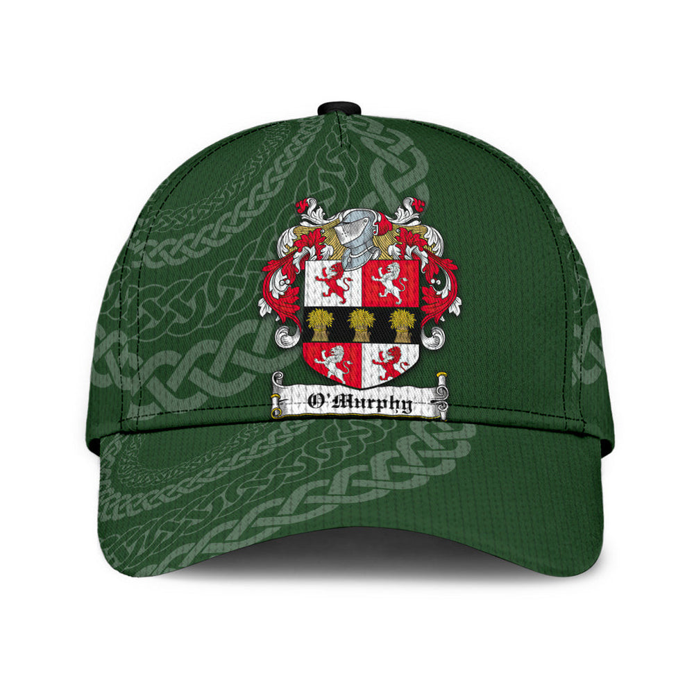 Clan Omurphy Coat Of Arms - Irish Family Crest St Patrick's Day Classic CapAR80 Classic Cap - Omurphy Coat Of Arms St Patrick's Day Classic Cap Irish Cap   