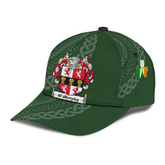 Clan Omurphy Coat Of Arms - Irish Family Crest St Patrick's Day Classic CapAR80 Classic Cap - Omurphy Coat Of Arms St Patrick's Day Classic Cap Irish Cap   