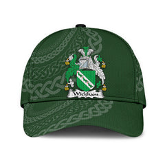 Clan Wickham Coat Of Arms - Irish Family Crest St Patrick's Day Classic CapOI19 Classic Cap - Wickham Coat Of Arms St Patrick's Day Classic Cap Irish Cap   