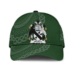 Clan Walker Coat Of Arms - Irish Family Crest St Patrick's Day Classic CapCE53 Classic Cap - Walker Coat Of Arms St Patrick's Day Classic Cap Irish Cap   
